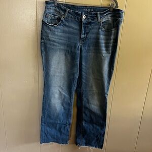 Maurices Dark Blue Straight Leg Women's Jeans